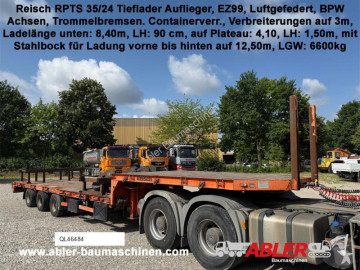 Semitrailer maskinbärare Reisch