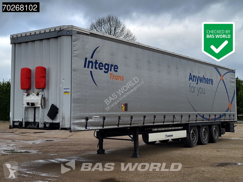 Semitrailer Krone 3 axles Anti-Vandalimus-Plane