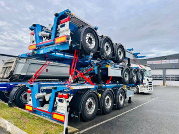 Semi remorque porte containers D-TEC neuve