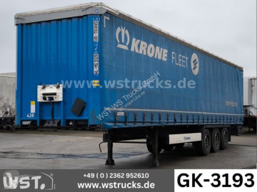 Semitrailer skjutbara ridåer (flexibla skjutbara sidoväggar) Krone