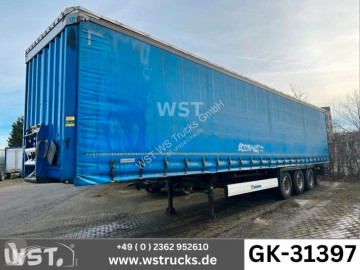 Semitrailer skjutbara ridåer (flexibla skjutbara sidoväggar) Krone