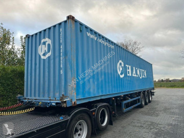 Semi remorque porte containers Krone