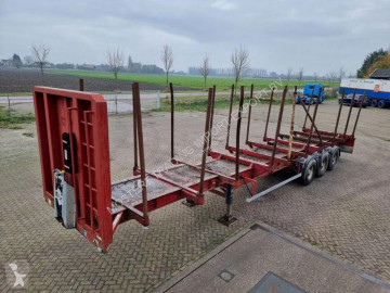 Полуремарке Kaiser SAF Kaiser timber semi-trailer - 3 axles - SAF - Drum brakes - Air suspension - 13.6 meters - 38 tons