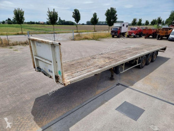 Полуремарке Titan Mercedes Titan 3-axle flatbed trailer - Mercedes axles - Disc brakes - Air suspension - 2000