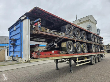 Sættevogn Fruehauf SMB Stack of 5 - Fruehauf SMB Flatbed Semi-Trailer – 3 Axles – Air Suspension – 28 Ton Payload – Ready for Export
