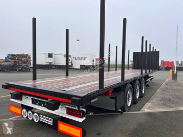 Semi remorque Kögel Plateau avec ranchers et plancher bois dur oméga - Disponible