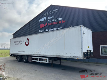 Semitrailer Van Hool nc box trailer 2 assige gesloten box trailer OPSLAG GEEN KENTEKEN.