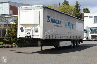 Semitrailer skjutbara ridåer (flexibla skjutbara sidoväggar) Krone