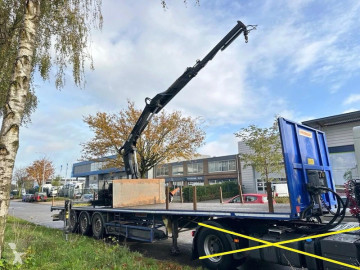 Полуремарке Fruehauf MET 3 AXLE SAF + HIAB 122E - 3 HIDUO + REMOTE CONTROL