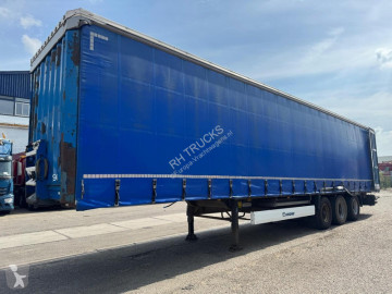 Semitrailer skjutbara ridåer (flexibla skjutbara sidoväggar) Krone