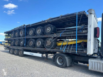 Semitrailer skjutbara ridåer (flexibla skjutbara sidoväggar) Krone