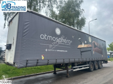 Semitrailer skjutbara ridåer (flexibla skjutbara sidoväggar) Lecitrailer