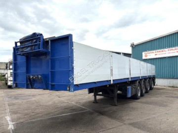 Полуремарке KWB KWB P-504-STI-H 4-AXLE FLATBED TRAILER (SAF AXLES / 2x STEERING AXLE / 2x LIFT-AXLE / ALUMINIUM SIDE BORDS /ABS-EBS)