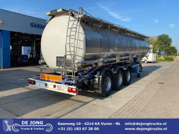 Semi remorque Van Hool Tank / 33.280 LT / 4 compartments / ADR / Inox