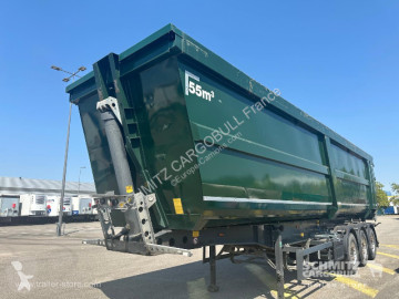 Semi remorque Schmitz Cargobull Semitrailer Tipper Steel-square sided body 55m³