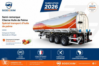 Nieuw oplegger tank levensmiddelen Sodexim