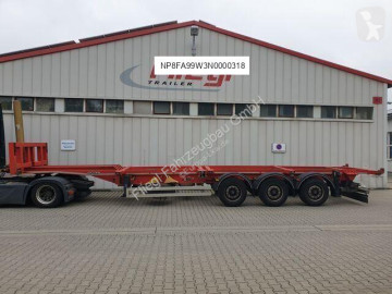 Semi remorque porte containers