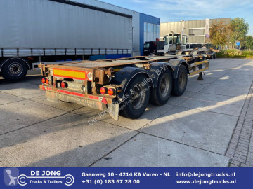 Semi remorque porte containers Van Hool