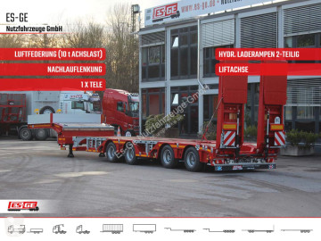 New Faymonville heavy equipment transport semi-trailer
