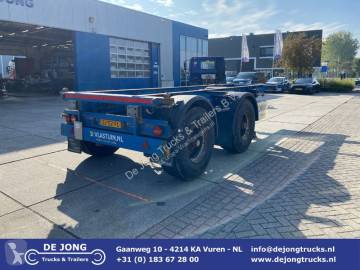 Semi remorque porte containers Krone