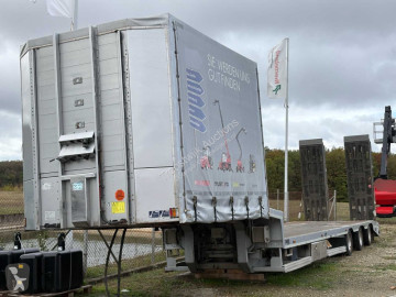 Semi remorque porte engins
