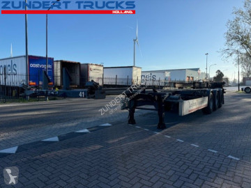 Renders container semi-trailer
