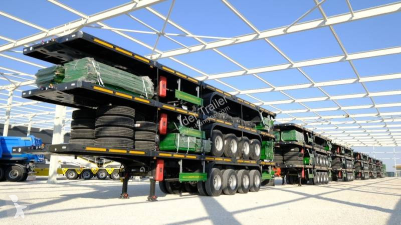 Semitrailer Lider Flatbed ( 2 Axles + 1 Tandem...