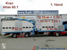 Kramer flatbed semi-trailer Atlas 60.1 Kran SpezialTransport f.Container usw