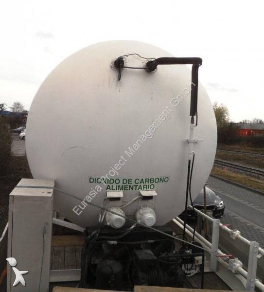 Gas tanker semi-trailer used Talleres del Rio CO2 Tank 25 m3, Gas ...