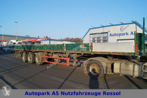 Dropside flatbed semi-trailer Eisel 13.9 Lenkachsen Baustoff Pritsche Langmate