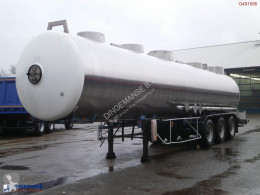 Félpótkocsi Magyar Chemical tank inox 32.5 m3 / 1 comp használt vegyi anyagok tartálykocsi