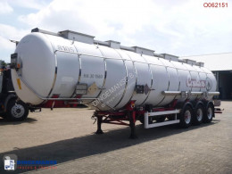 Sættevogn citerne kemiske produkter Van Hool Chemical tank inox 36.5 m3 / 4 comp.