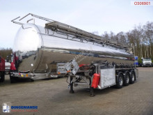 Semirremolque cisterna Clayton Chemical/Oil tank inox 30 m3 / 8 comp + pump/counter