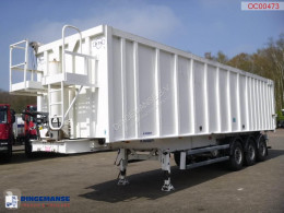Robuste Kaiser Tipper alu / chssis steel 49 m3 /waterclosed body semi-trailer used tipper
