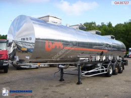 Semirremolque BSLT Chemical tank inox 33.6 m3 / 4 comp cisterna productos químicos usado