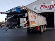 Fliegl construction dump semi-trailer ASS372 FOND POUSSANT CALORIFUGE