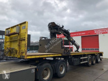 Floor flatbed semi-trailer FLO-17-28K1 MET HIAB R130F1