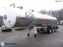 Semi remorque citerne produits chimiques Maisonneuve Chemical tank inox 31.5 m3 / 1 comp