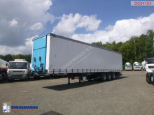 Sættevogn glidende gardiner Kaiser Curtain side trailer 92 m3 / lift axle