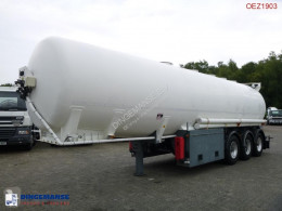 Stokota Fuel tank alu 39 m3 / 5 comp semi-trailer used tanker