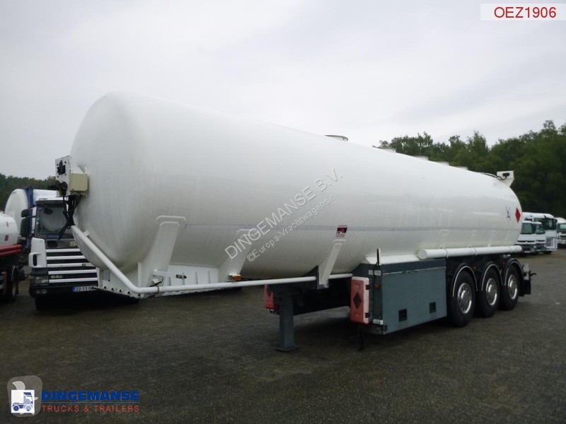 Used Stokota Tanker Semi Trailer Fuel Tank Alu 39 M3 5 Comp 3 Axles N