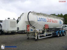 Feldbinder tartálykocsi félpótkocsi Vacuum powder tank alu 49 m3 + engine/compressor