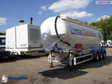 نصف مقطورة صهريج Feldbinder Powder tank alu 43 m3 / 1 comp + engine/compressor