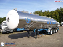 Magyar Chemical tank inox 34 m3 / 4 comp semi-trailer used chemical tanker
