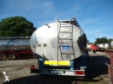 Magyar food tanker semi-trailer CITERNE INOX ALIMENTAIRE A VIN CALORIFUGE 28000L 8 COMPARTIMENTS .3 ESSIEUX SUSPENSION LAMES 3 ESSIEUX ESSIEUX ROR SUSPENSIONS LAMES JANTES ALU