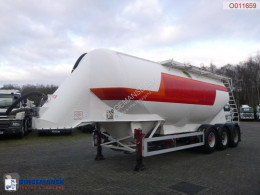 Feldbinder Powder tank alu 38 m3 / 1 comp semi-trailer used tanker