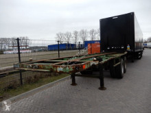 Semi remorque porte containers occasion Flandria 20 FT Chassis / Steel suspension / Double montage
