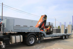 Semi remorque Castera PLATEAU + PALFINGER 22002 (2xHydr.) porte engins occasion