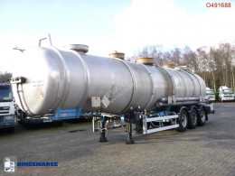 Semirimorchio cisterna prodotti chimici Magyar Chemical / ACID tank inox 38 m3 / 3 comp