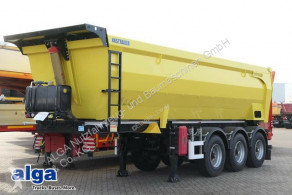 Semitrailer flak HASTRAILER, Stahlmulde, 27 m³, BPW Achsen.
